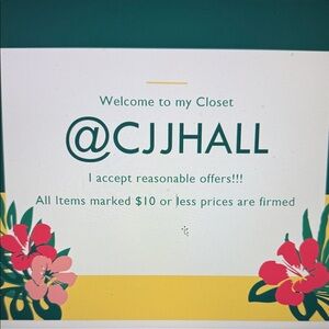 Welcome to my closet